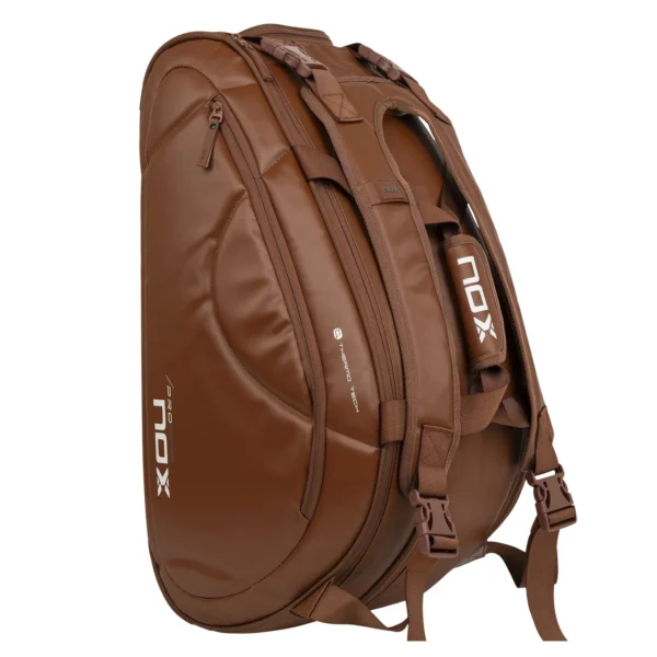 Nox Pro Series Brown Camel Racket Bag - Image 2