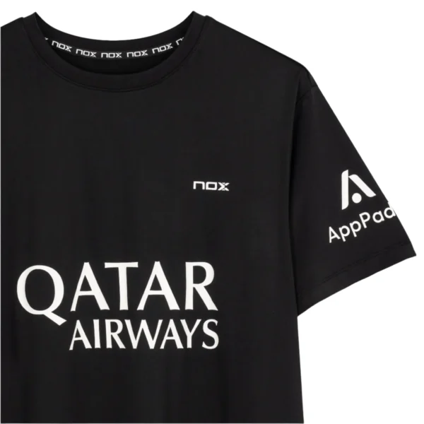 Nox AT10 Agustin Tapia Sponsors T-Shirt - Black - Image 3