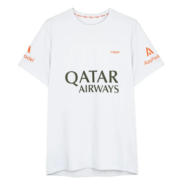 Nox AT10 Agustin Tapia Sponsors T-Shirt - White - Image 2