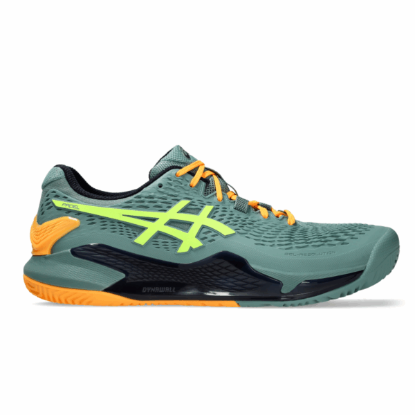 Asics Shoe G-resolution 9 Padel MN Celadon/safety Yellow (AW24)