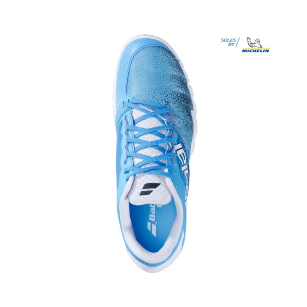 Babolat Jet Premura 2 Lebron Padel Shoes - Blue/White - Image 3