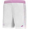 Babolat Lebron Padel Shorts - White/Pink - Image 2