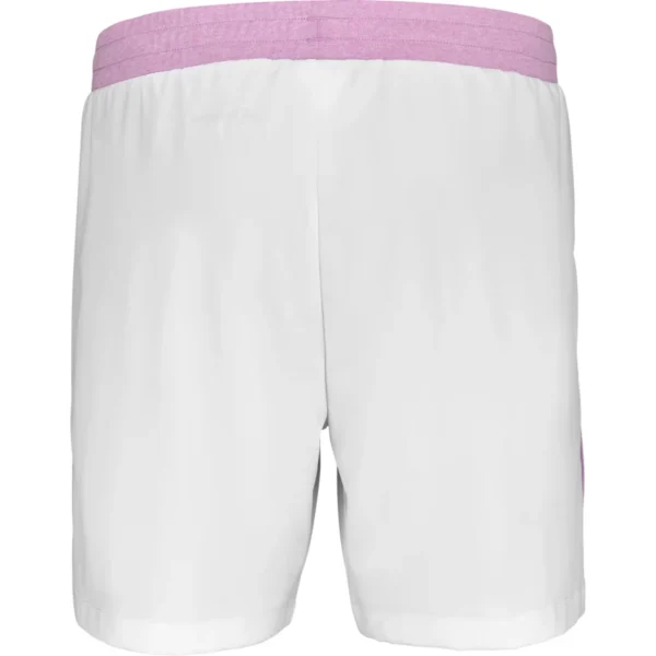 Babolat Lebron Padel Shorts - White/Pink - Image 3