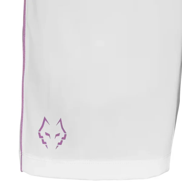 Babolat Lebron Padel Shorts - White/Pink - Image 4