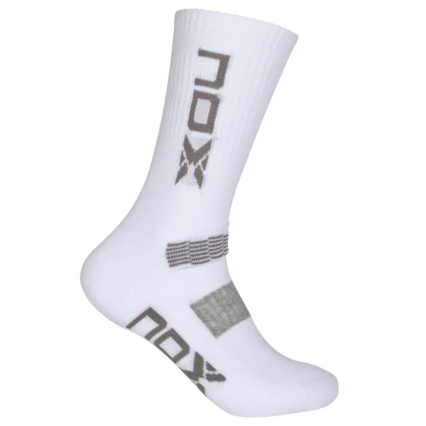 Nox Performance Crew Socks (White/Grey)
