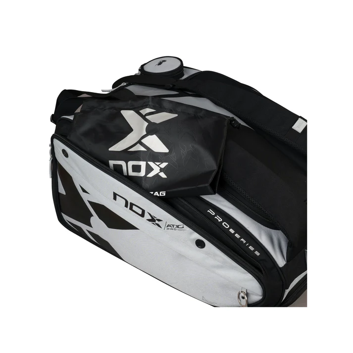 Nox AT10 Competition XL Compact Padel Bag (Grey/Black) - Image 6