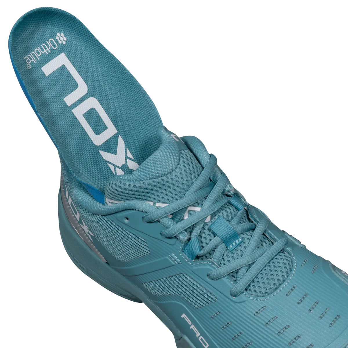 2026 Nox AT10 Pro Padel Shoes (Turquoise/White) - Image 4
