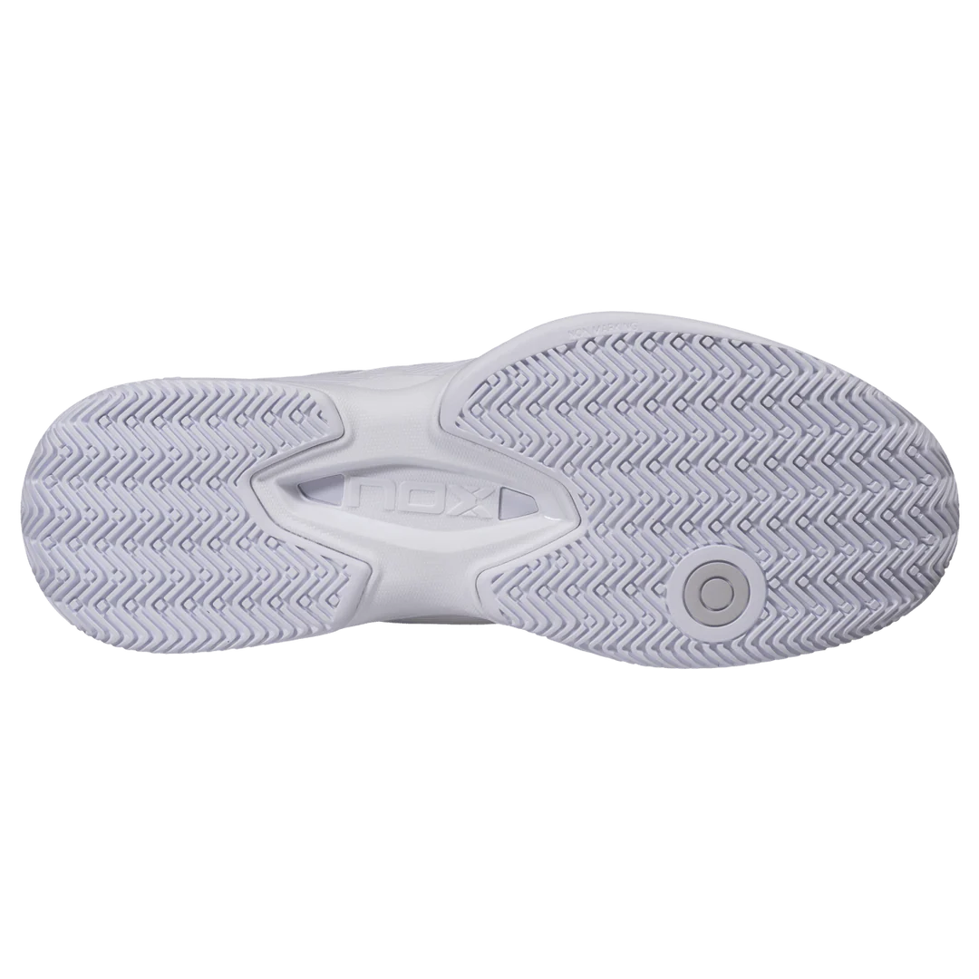 2026 Nox AT10 Pro Padel Shoes (White/Grey) - Image 9