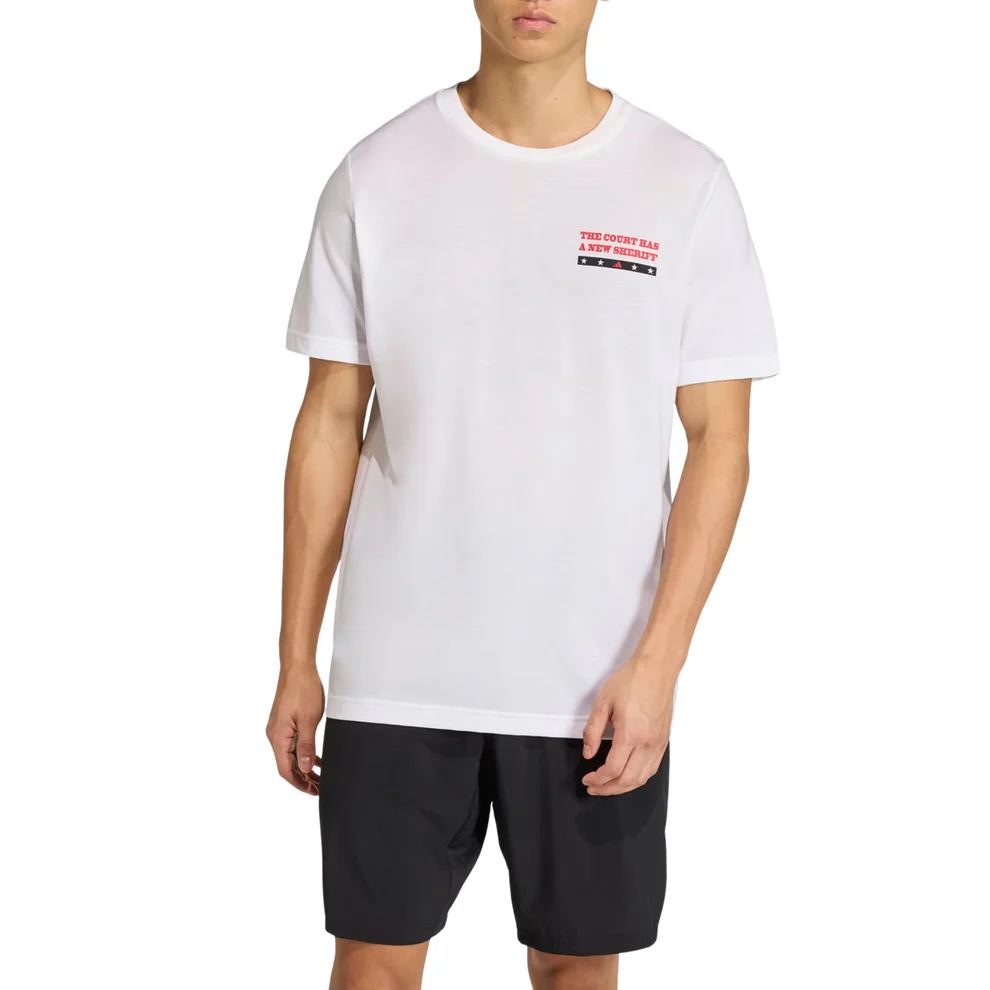 Adidas Padel Wanted Graphic Tee
