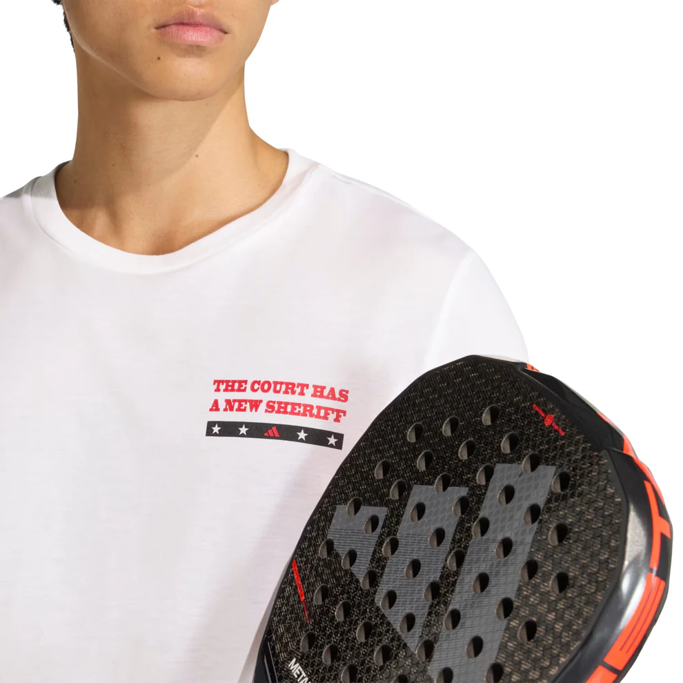 Adidas Padel Wanted Graphic Tee - Image 4