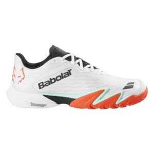 Babolat Jet Premura 3 Men Padel Shoes - White/Orange