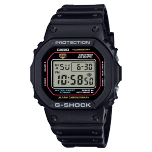 Gshock SQR Dial Black Res