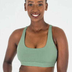 Verbe Womens Core Sports Bra - Forest Green