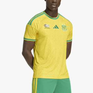 adidas Mens South Africa Bafana Home World Cup 26 Yellow/Green Stadium Jersey