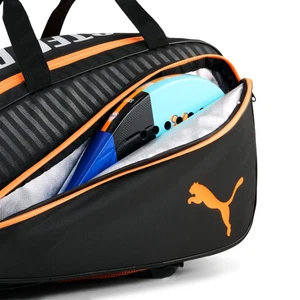 Puma NOVA ELITE Padel Bag Black/White-Heat Fire - Image 2