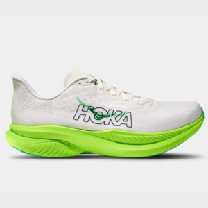 HOKA Men's - Mach 6 - White / Neon Green