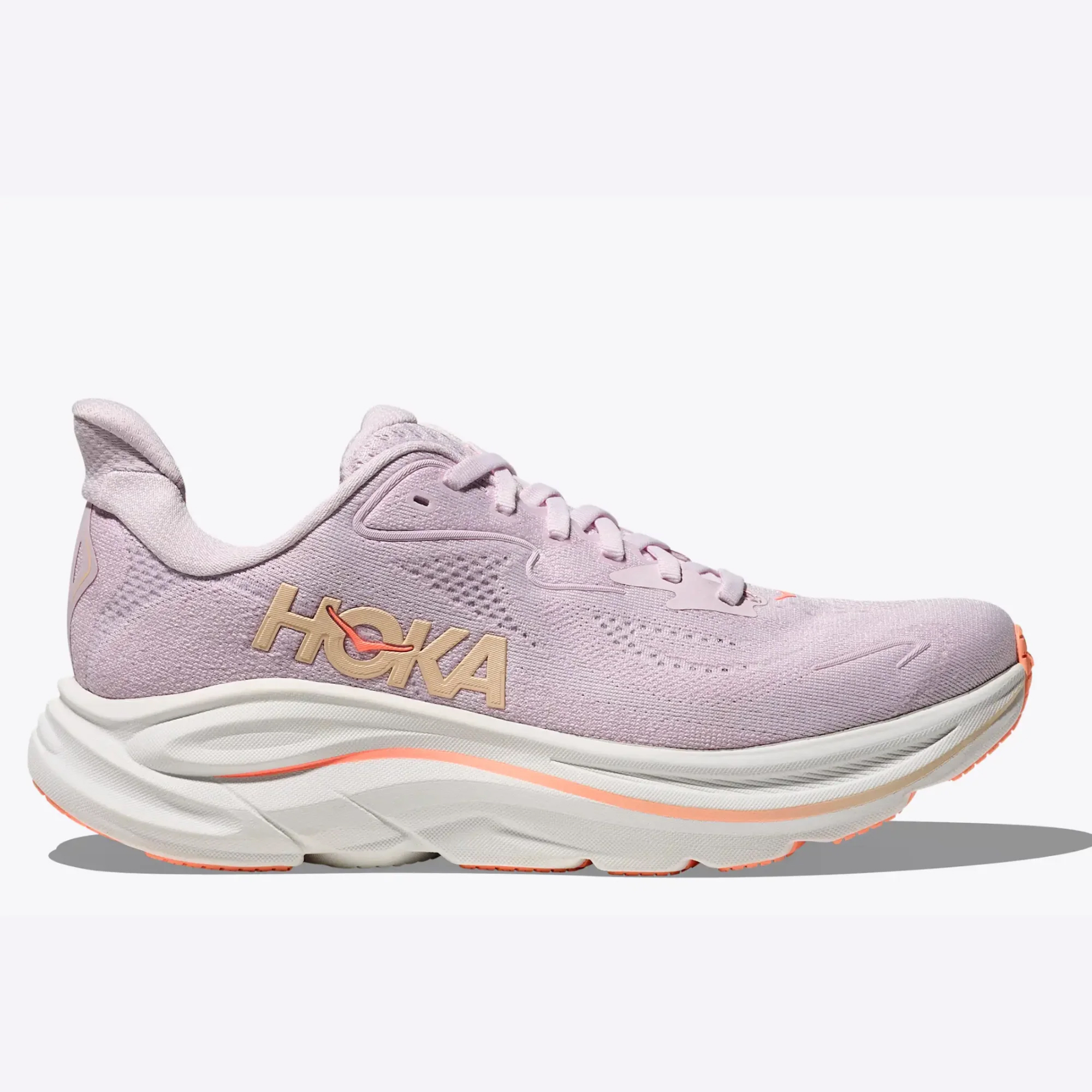 HOKA Women's - Clifton 10 Running Shoes - Lilac Cream