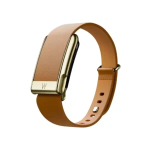 WHOOP MG - Leatherluxe Tapered Band - Camel/Gold L/XL