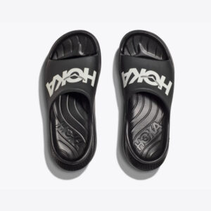 HOKA Unisex - Ora Athletic Slide - Black / White