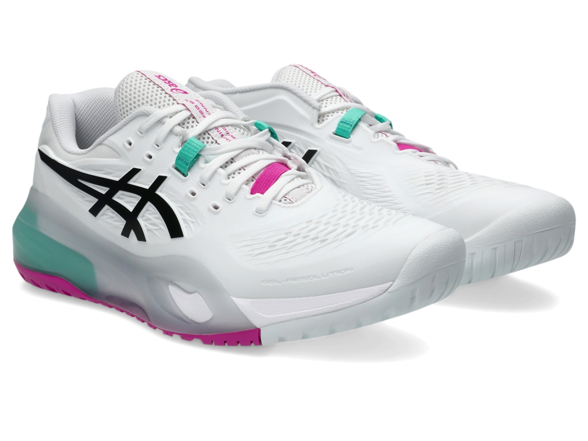 Asics Gel-Resolution X Men's Tennis Shoe - White and Green