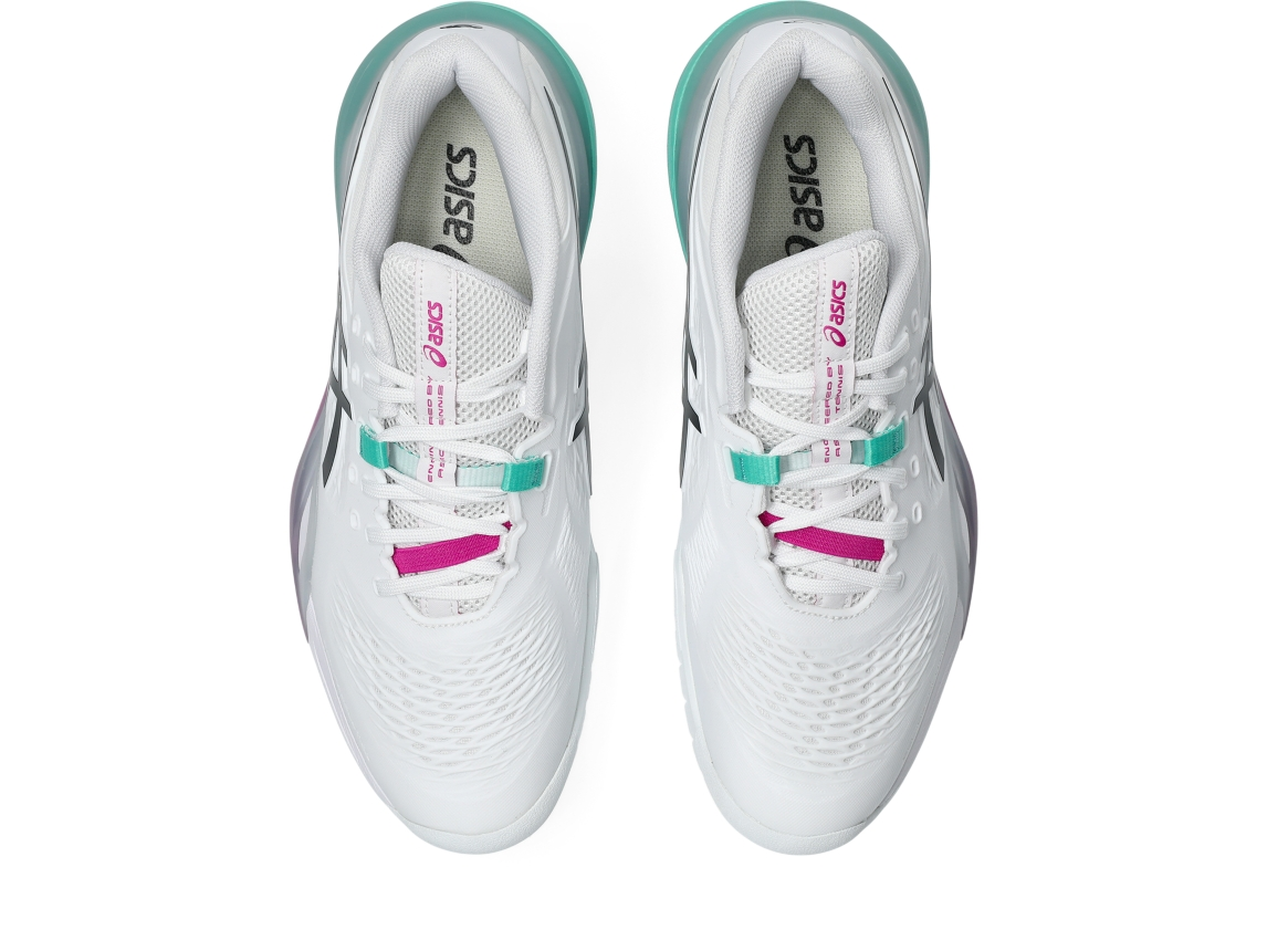 Asics Gel-Resolution X Men's Tennis Shoe - White and Green