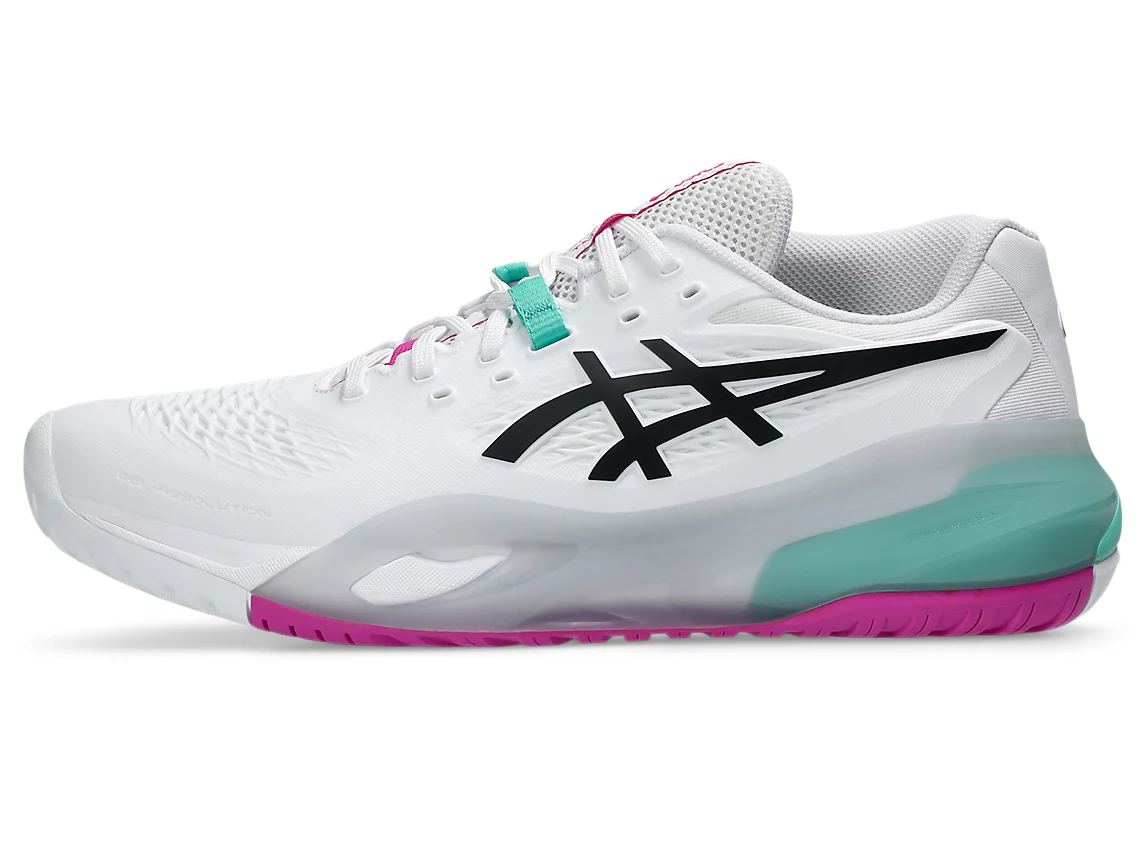 Asics Gel-Resolution X Men's Tennis Shoe - White and Green