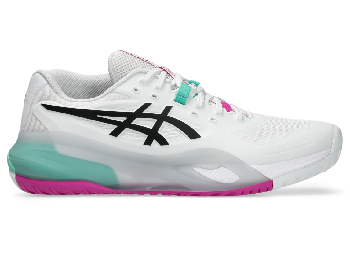 Asics Gel-Resolution X Men's Tennis Shoe - White and Green