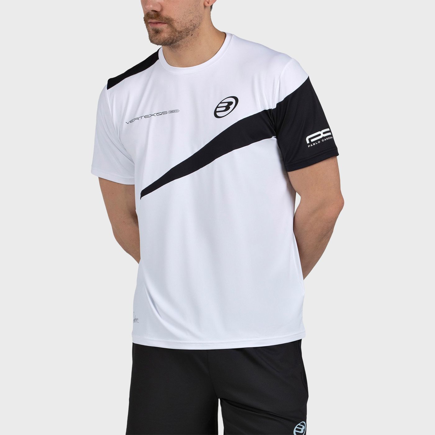 Bullpadel Cardona 26V White T-Shirt - Image 2