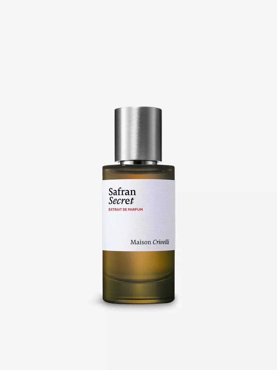 Maison Crivelli Safran Secret Extrait de Parfum 50ml Product Description Safran Secret Extrait de Parfum is an opulent interpretation of saffron, combining vibrant spices with precious woods and warm resins in a composition of remarkable depth and elegance. The luminous richness of saffron unfolds alongside smooth leathery nuances before settling into a luxurious base of creamy woods and sensual amber. The extrait concentration enhances both the texture and longevity of the fragrance, creating an intense yet beautifully refined scent trail. Sophisticated and captivating, Safran Secret is a modern luxury fragrance designed for those who appreciate bold compositions with exceptional craftsmanship. Please checkout our Perfume collection. Key Features • Opulent amber-spicy fragrance centred around rich saffron • Vibrant combination of saffron, incense and leather accord • Luxurious woody base featuring cedarwood, sandalwood and amber • Extrait concentration for an intense and long-lasting fragrance experience • Ideal for evening wear, formal occasions and luxury signature wear • Exceptional longevity of 12+ hours • Strong projection Specifications • Fragrance Family: Amber Spicy • Concentration: Extrait de Parfum • Size: 50ml • Key Notes: Saffron, Incense, Leather Accord, Cedarwood, Sandalwood, Amber • Best For: Evening wear, formal occasions and luxury signature wear • Longevity: Exceptional (12+ hours) • Projection: Strong • When to Wear: Autumn, winter and evening occasions • SKU: 84016745 Please checkout our Perfume collection.
