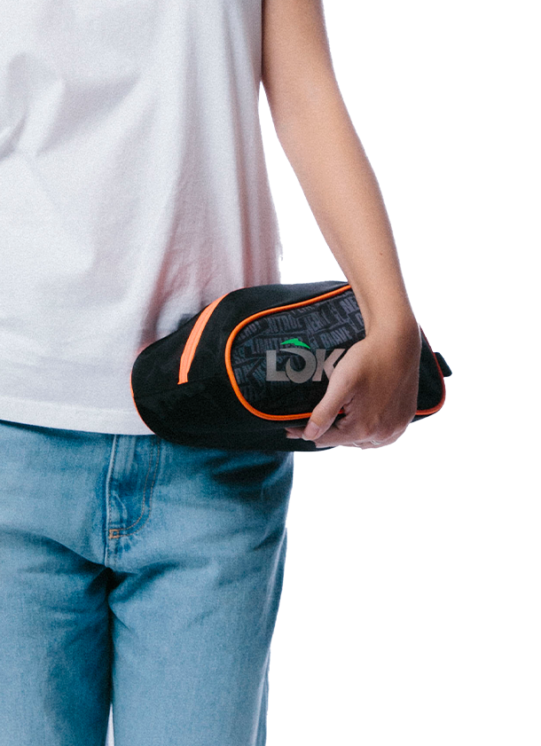 LOK Gen 2 Accessory Bag Black/Orange - Image 3