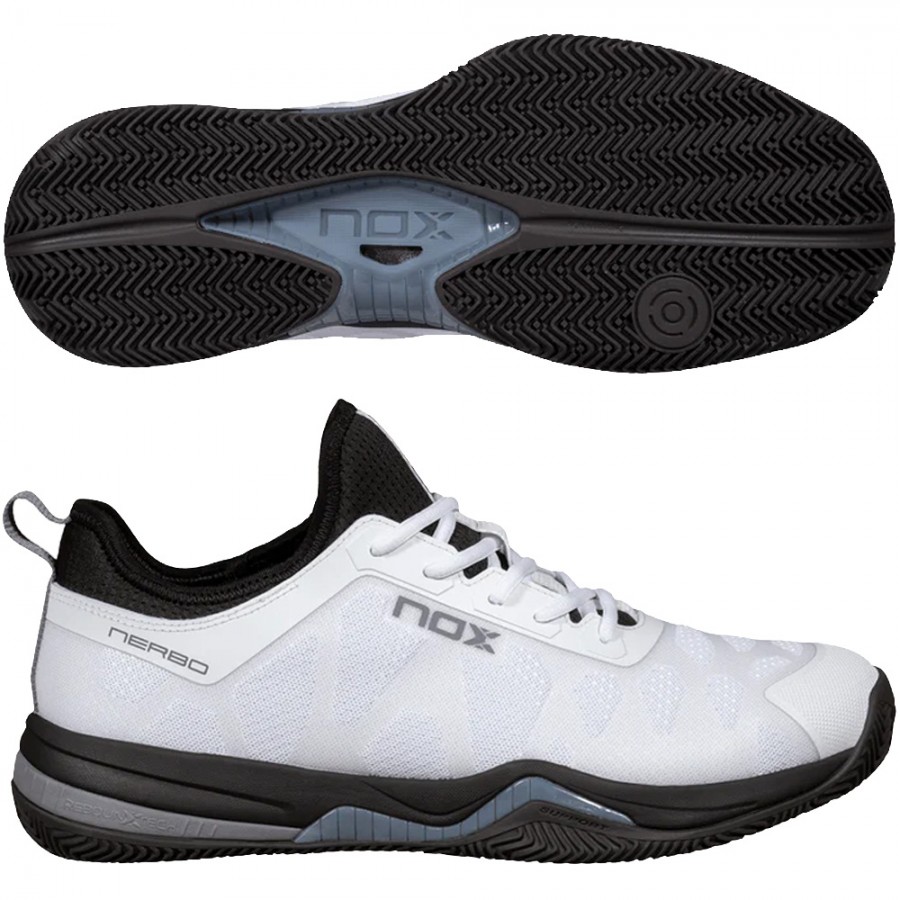Nox Nerbo White/Raven 2026 Padel Shoes